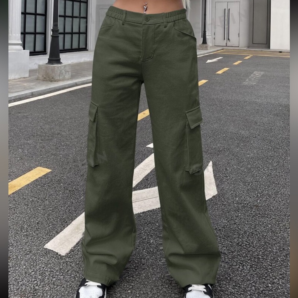 flap pocket side cargo pants